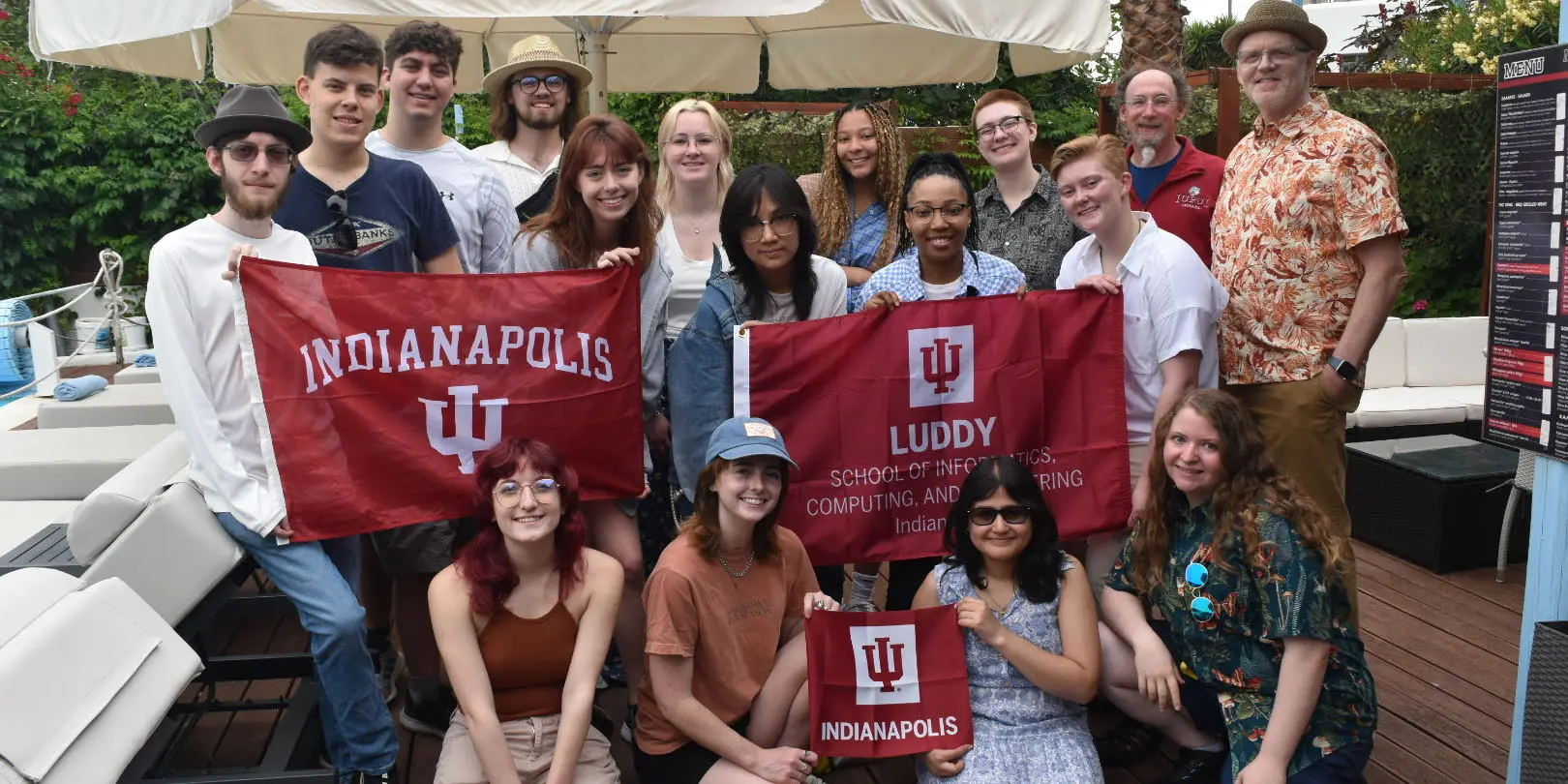 Luddy students in Greece